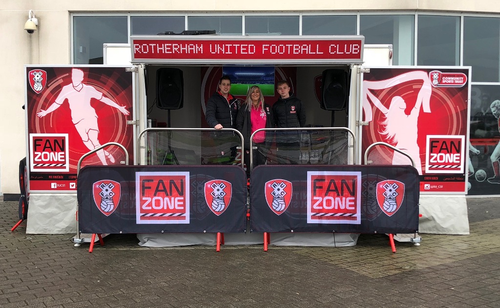 Rotherham United Launch Fan Zone Thanks To Funding fcbusiness