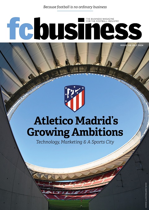 fcbusiness magazine cover: Atletico Madrid's Growing Ambitions