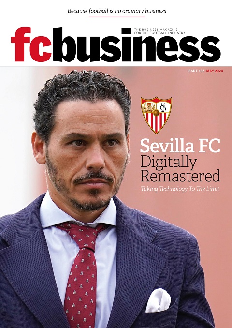 fcbusiness magazine cover: Sevilla FC Digitally Remastered